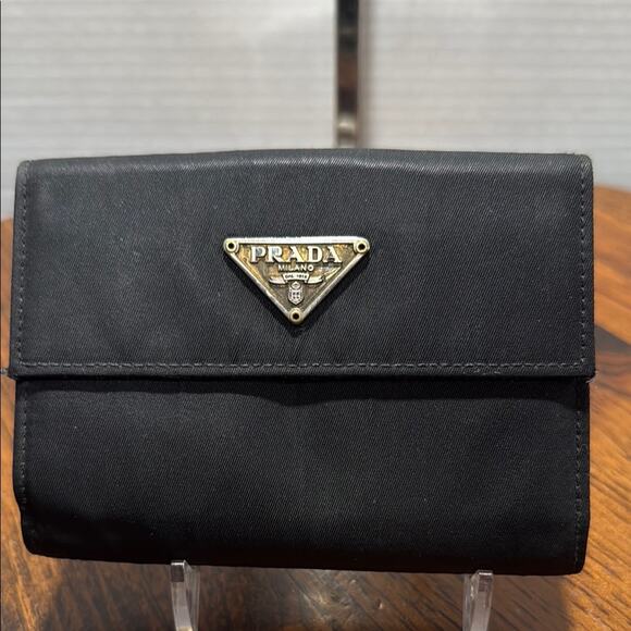 Authentic Prada Vintage Saffiano Nylon Bi-Fold Wallet - Picture 1 of 5